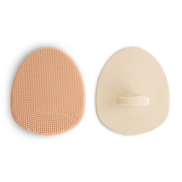 Haarborstel Mushie Newborn Blush/Sand - Afbeelding 1