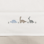 Laken Ledikant Funnababy 100x150 Borduur Dino