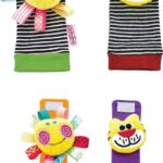 Wrist and Sock Rattle Babyjem Lion/Frog