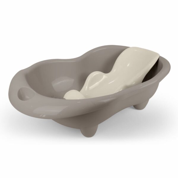 Bathtub Dolu Hippo + Bathseat Stone Grey - Afbeelding 1