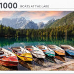 Boats at the lake (1000) - Rebo  Legpuzzel