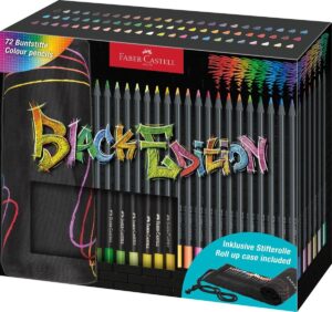 Faber-Castell Black Edition kleurpotloden - 72 stuks in roletui