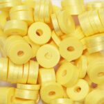 Katsuki kralen - shimmer - geel