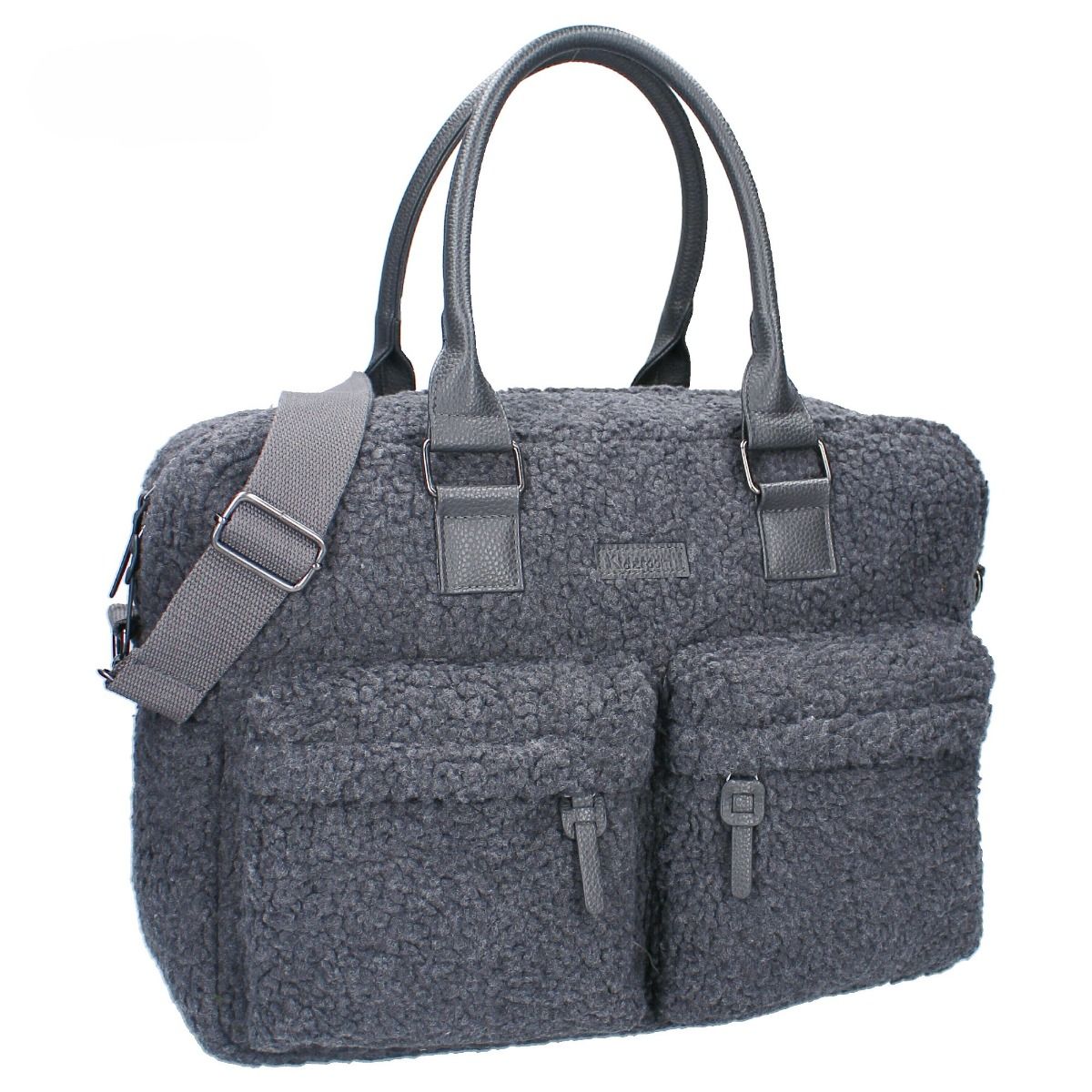 Luiertas Kidzroom Care Vienna Hello Little One Grey - Afbeelding 1