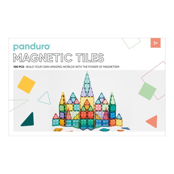 Panduro megakit - Magnetic Tiles - 100 stuks - Afbeelding 1