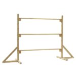 Hobby Horse - houten hindernis met steunberen