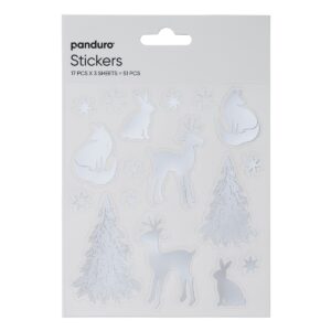 Stickers - 3 vellen - winterdieren