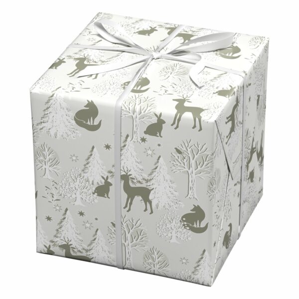 Cadeaupapier - 10 meter - winterdieren - Afbeelding 1