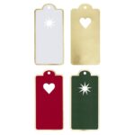 Tags - 40 stuks - kerstmix