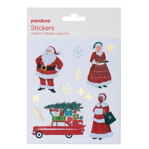 Stickers - Kerstman - Afbeelding 1