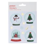 Stickers - sneeuwbol