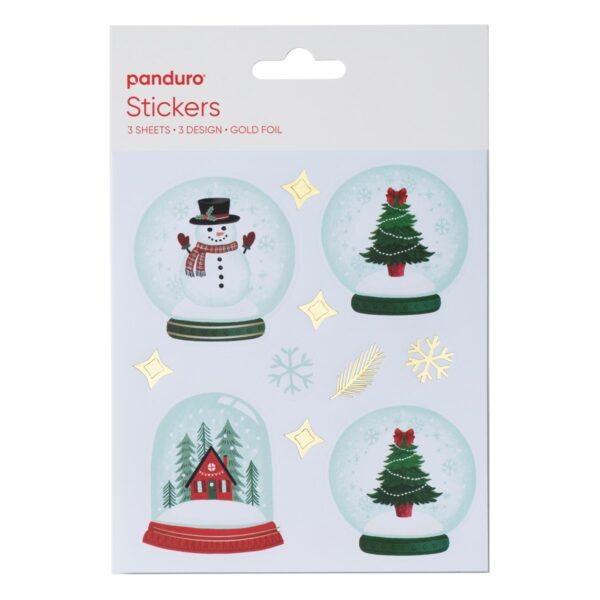 Stickers - sneeuwbol - Afbeelding 1