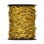 Cadeaulint - elastisch - goudkleurig