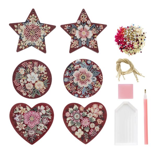 Panduro DIY kit - Diamond X-Mas Ornaments - Afbeelding 1
