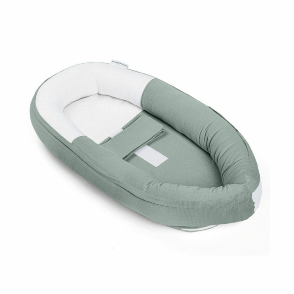 Babynest Doomoo Cocoon Tetra Jersey Green - Afbeelding 1