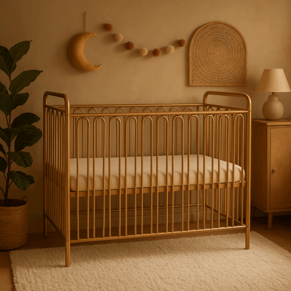 Ledikant Colorfull Home Metaal Royal Gold - Afbeelding 1