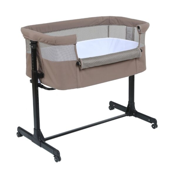 Co-sleeper Titanium Baby Solid Milan Lush Taupe - Afbeelding 1