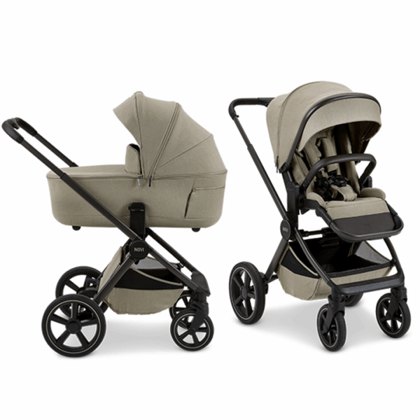 Kinderwagen Novi Baby® Luna Premium Solid Sand - Afbeelding 1