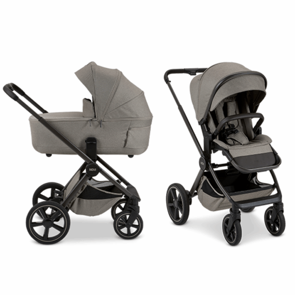 Kinderwagen Novi Baby® Luna Premium Solid Hazel - Afbeelding 1