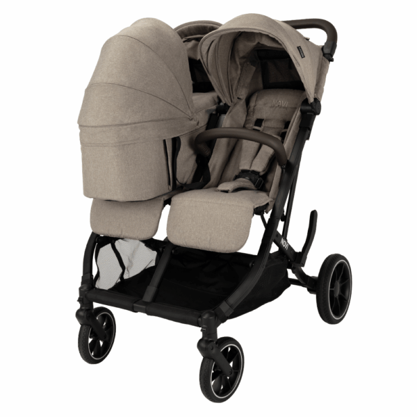 Duo Kinderwagen Novi Baby® Scott V2 Hazel Melange - Afbeelding 1