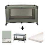 Set Compleet | Campingbed Novi Baby® Nicky Green