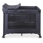 Campingbed/box Novi Baby® Liv Air+ Dark Grey/Black Mesh