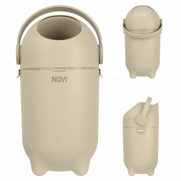 Luieremmer Novi at Home® Nappy Smart Taupe - Afbeelding 1