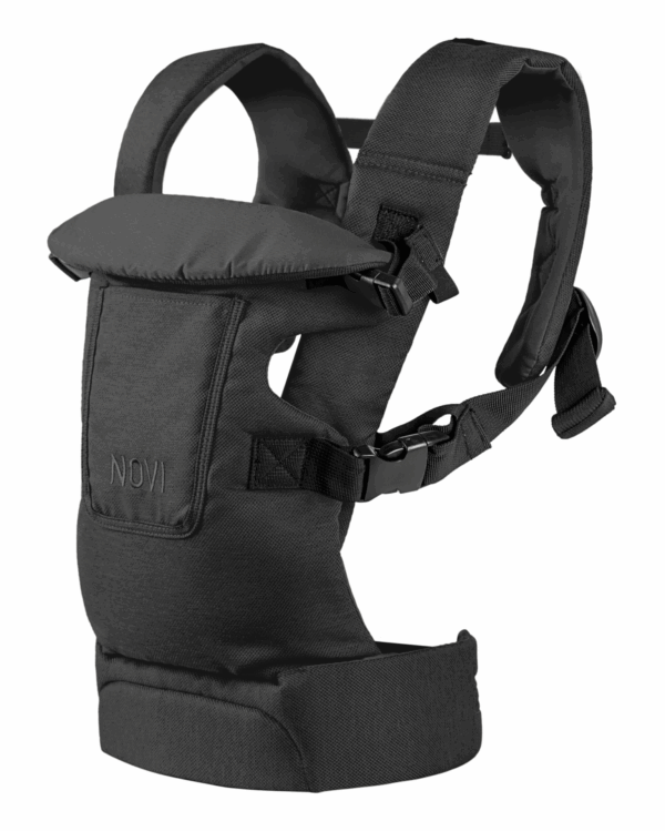 Buikdrager Novi Baby® Mikky Solid Black - Afbeelding 1