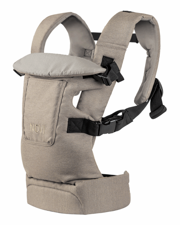 Buikdrager Novi Baby® Mikky Solid Hazel - Afbeelding 1