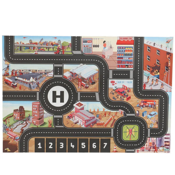 Car adventure™ - Toverstad Speelmat Reddingsteam | Educatief Speelgoed - Afbeelding 1