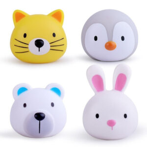 Bath Buddies™ - Maakt in bad gaan een feestje - Lichtgevende dieren 4 extra badspeeltje (set 3) | Educatief Speelgoed