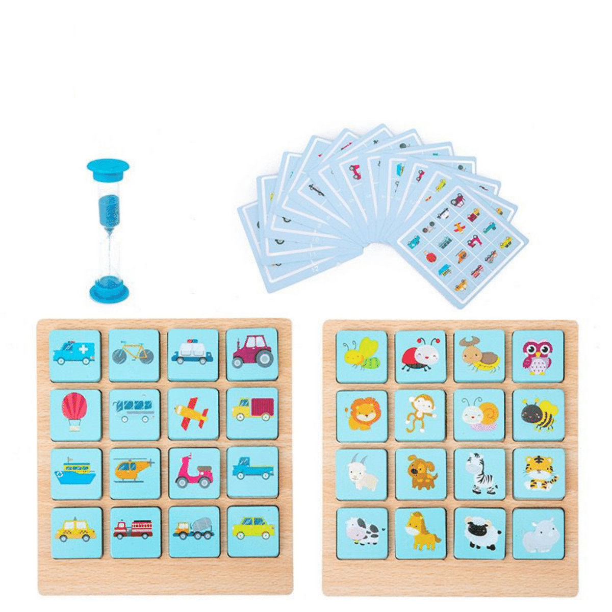 Auto_Dieren Memory Card Game™ | Braintrainer voor kleintjes - Puzzelspel Auto&dieren | Educatief Speelgoed - Afbeelding 1
