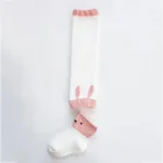 Mini Fashion™ - Babystapjes in style - Beenwarmersetje Wit/Roze / S (0-1 jaar) | Educatief Speelgoed