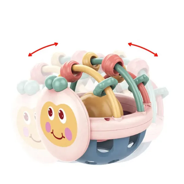 BamBino™ - Teething Sensory Ball Roze | Educatief Speelgoed - Afbeelding 1