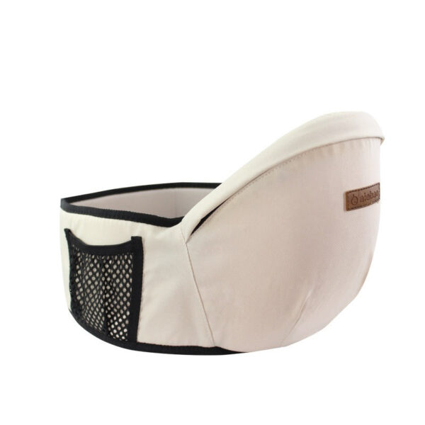 Baby Hip Seat™ - Comfortabel baby dragen - Heupdrager Zandsteen beige | Educatief Speelgoed - Afbeelding 1
