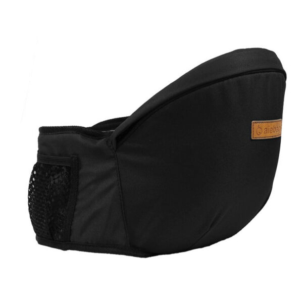 Baby Hip Seat™ - Comfortabel baby dragen - Heupdrager Zwart | Educatief Speelgoed - Afbeelding 1