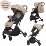 Buggy Novi Baby® Travel Go Premium Solid Sand