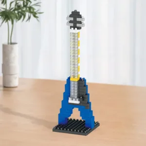 Construction Instrument™ - Bouw Je Eigen Minimuziekinstrument - Miniatuur muziekinstrument Elektrische gitaar | Educatief Speelgoed