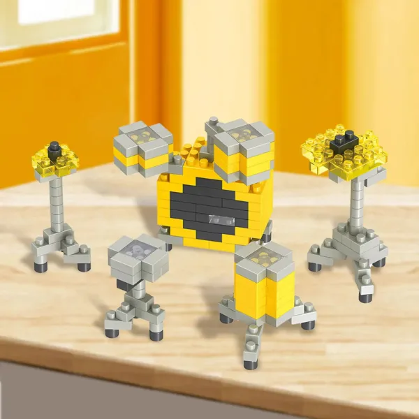Construction Instrument™ - Bouw Je Eigen Minimuziekinstrument - Miniatuur muziekinstrument Drumstel | Educatief Speelgoed - Afbeelding 1