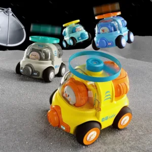 Cartoon Car™ -  Rotorpret voor Avontuurlijke Geesten - Speelgoedauto Grijs | Educatief Speelgoed