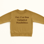 Mini Fashion™ -"Oui, C'est bon."- Sweater Chai Crème / 120 | Educatief Speelgoed