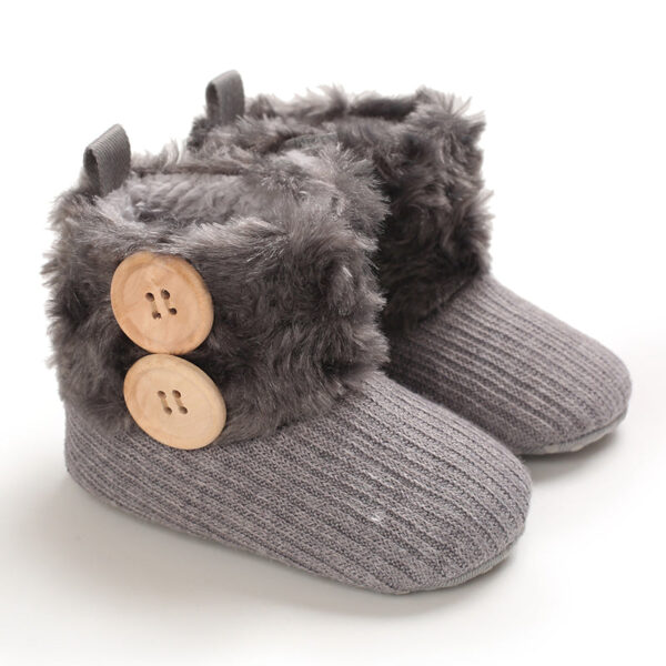Mini Fashion™ - Altijd Warme Voeten - Kinder Winterschoenen Grijs / 18 (6-12 maanden) | Educatief Speelgoed - Afbeelding 1
