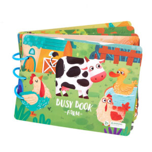 Quiet Book™ - Pret in een boek - Interactief boek Boerderij | Educatief Speelgoed