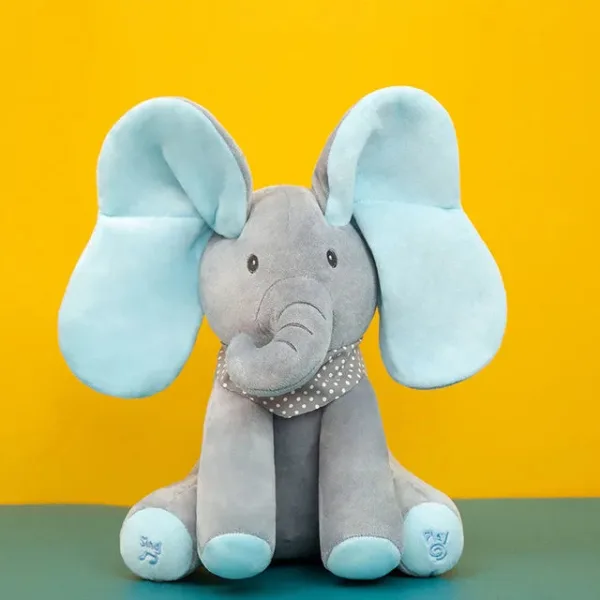 MusicOllie™ - Knuffelige noten - Knuffelspeelgoed Blauw | Educatief Speelgoed - Afbeelding 1