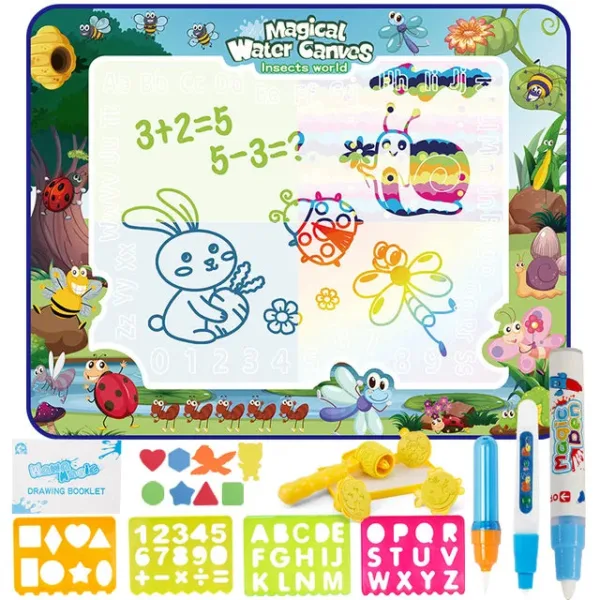 AquaMagic Mat™ - Creatieve Uitspattingen - Watermat Bosdieren (incl. extra accessoires) | Educatief Speelgoed - Afbeelding 1
