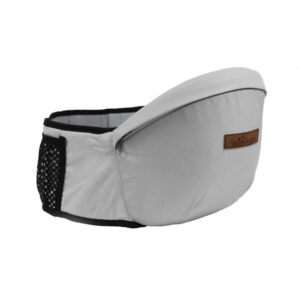 Baby Hip Seat™ - Comfortabel baby dragen - Heupdrager Zilvergrijs | Educatief Speelgoed