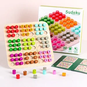 Woods™ - Urenlang speelplezier! - Houten 3D sudoku | Educatief Speelgoed