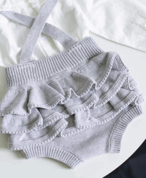 Mini Fashion™ - Schattige Gebreide Babyromper Grijs - roes / 60 (0-6 maanden) | Educatief Speelgoed