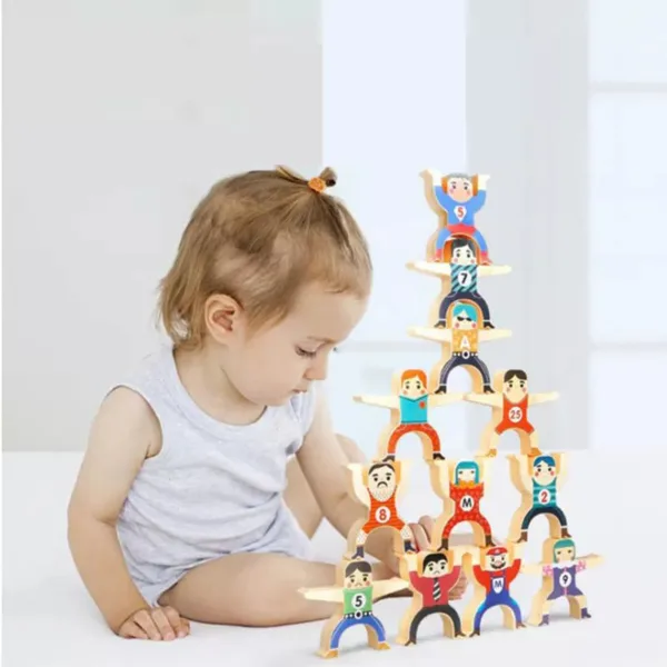 Woods™ - Bevordert de ontwikkeling van je kleine! - Stapelspel | Educatief Speelgoed - Afbeelding 1
