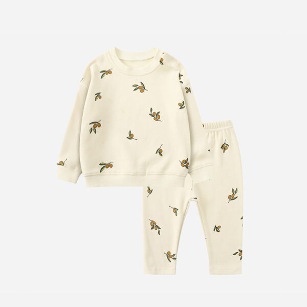 Mini Fashion™ - Trending&Comfortabel - Pyjama Set Wit / 80 (12-18 maanden) | Educatief Speelgoed - Afbeelding 1